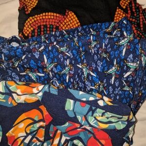 💚Three pairs of LuLaRoe tall and curvy leggings